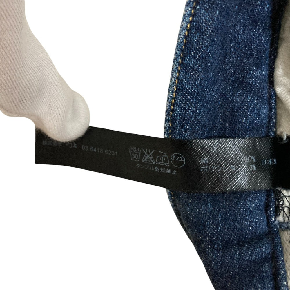 wjk tight knit-denim パンツ
