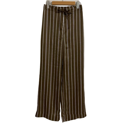 H BEAUTY&YOUTH Stripe Pajamas Wide No Pleats パンツ