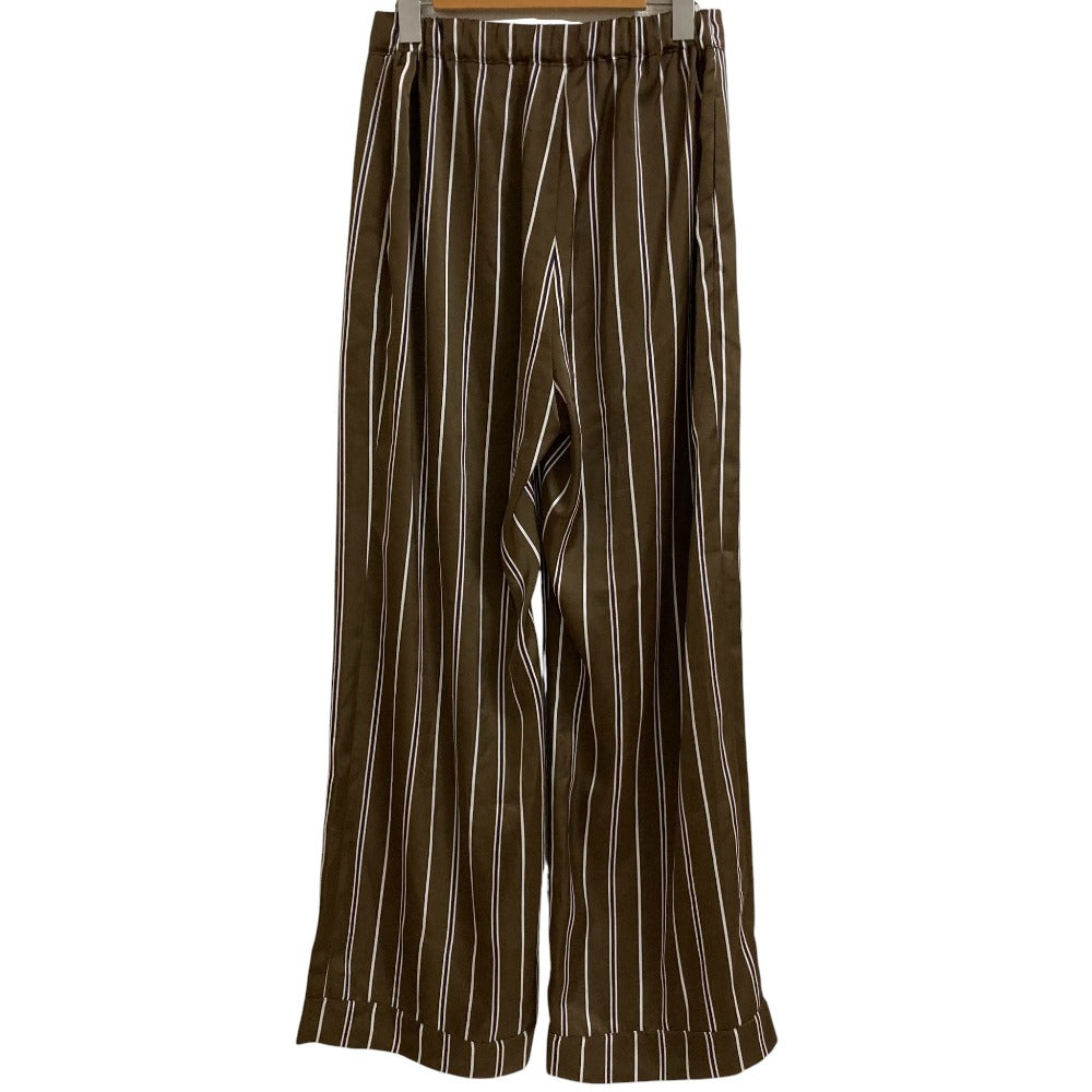 H BEAUTY&YOUTH Stripe Pajamas Wide No Pleats パンツ