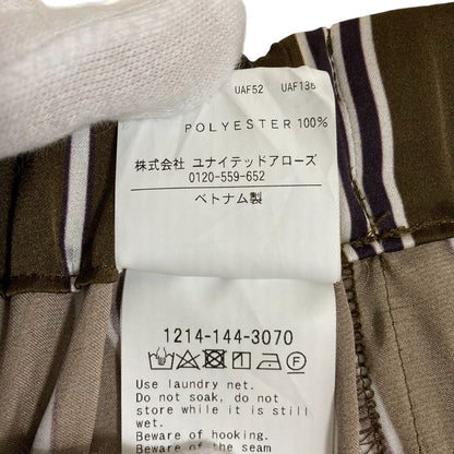 H BEAUTY&YOUTH Stripe Pajamas Wide No Pleats パンツ