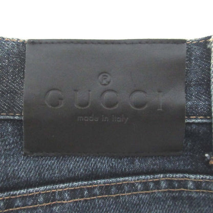 グッチ フラワーエンブロイダリー デニムパンツ
