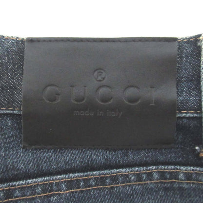グッチ フラワーエンブロイダリー デニムパンツ