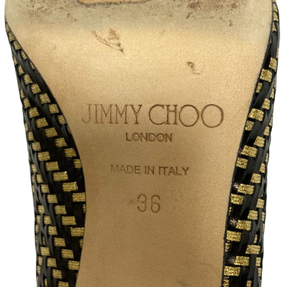 ジミーチュウ イントレチャートレザー パンプス