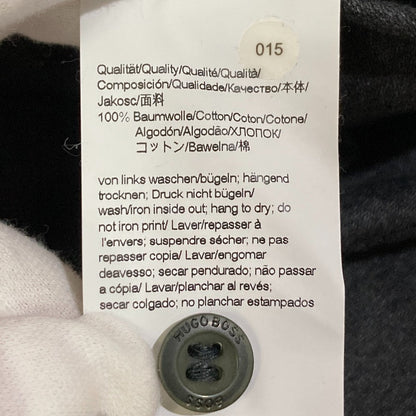 ヒューゴボス SLIM FIT LUXURY COTTONロングスリーブニットポロシャツ