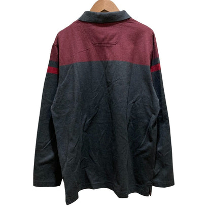ヒューゴボス SLIM FIT LUXURY COTTONロングスリーブニットポロシャツ
