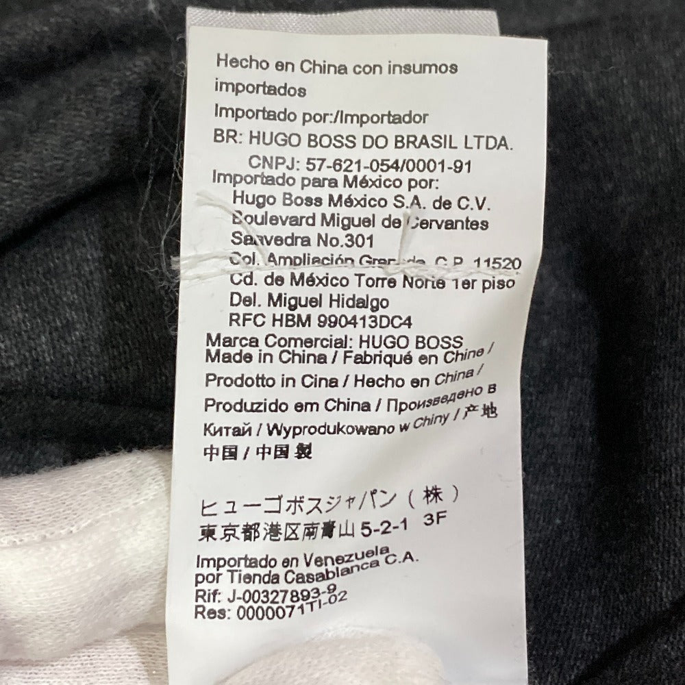 ヒューゴボス SLIM FIT LUXURY COTTONロングスリーブニットポロシャツ