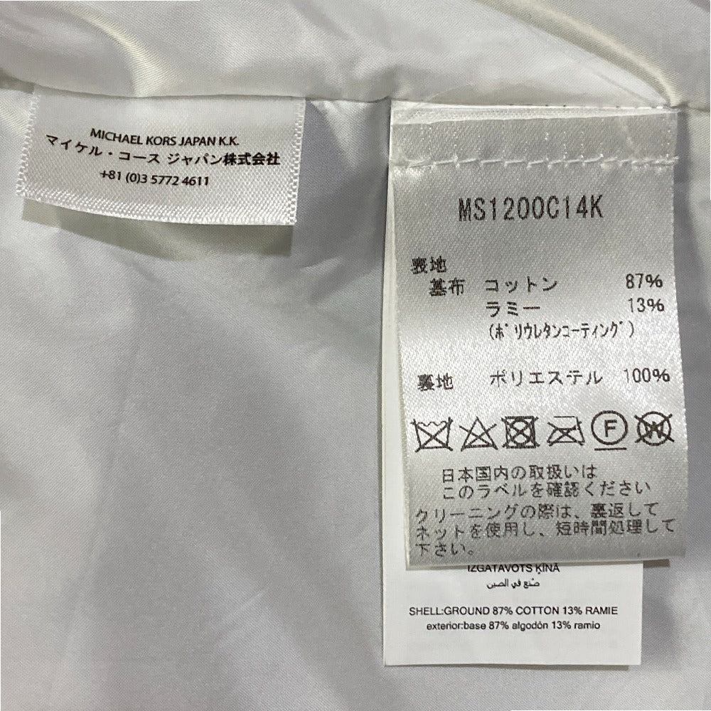 マイケルコース PVCコーティングフーデッドコート