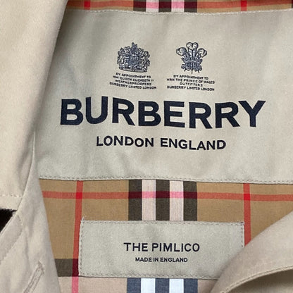 バーバリー THE PIMLICO コットンステンカラーコート