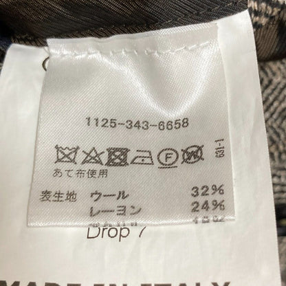 エリコフォルミコラ ヘリンボーンウールコート