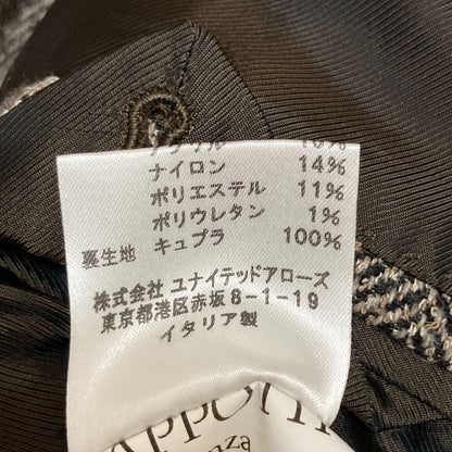 エリコフォルミコラ ヘリンボーンウールコート