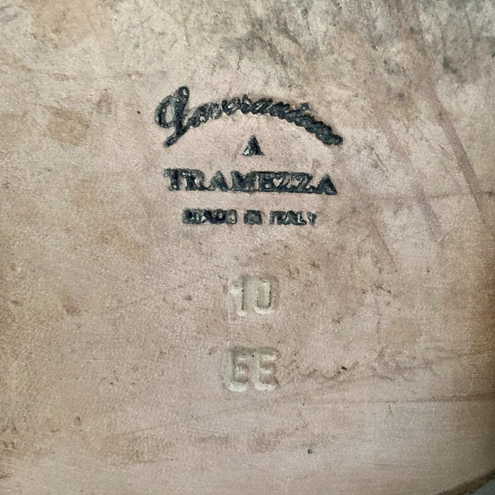 サルヴァトーレ フェラガモ TRAMEZZA レザーシューズ