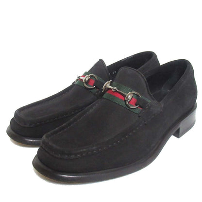 グッチ ホースビット レザー ローファー