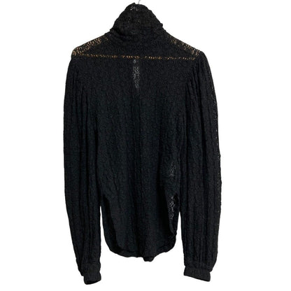フミエタナカ lacey p o レースプルオーバーブラウス