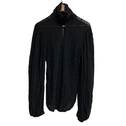 フミエタナカ lacey p o レースプルオーバーブラウス
