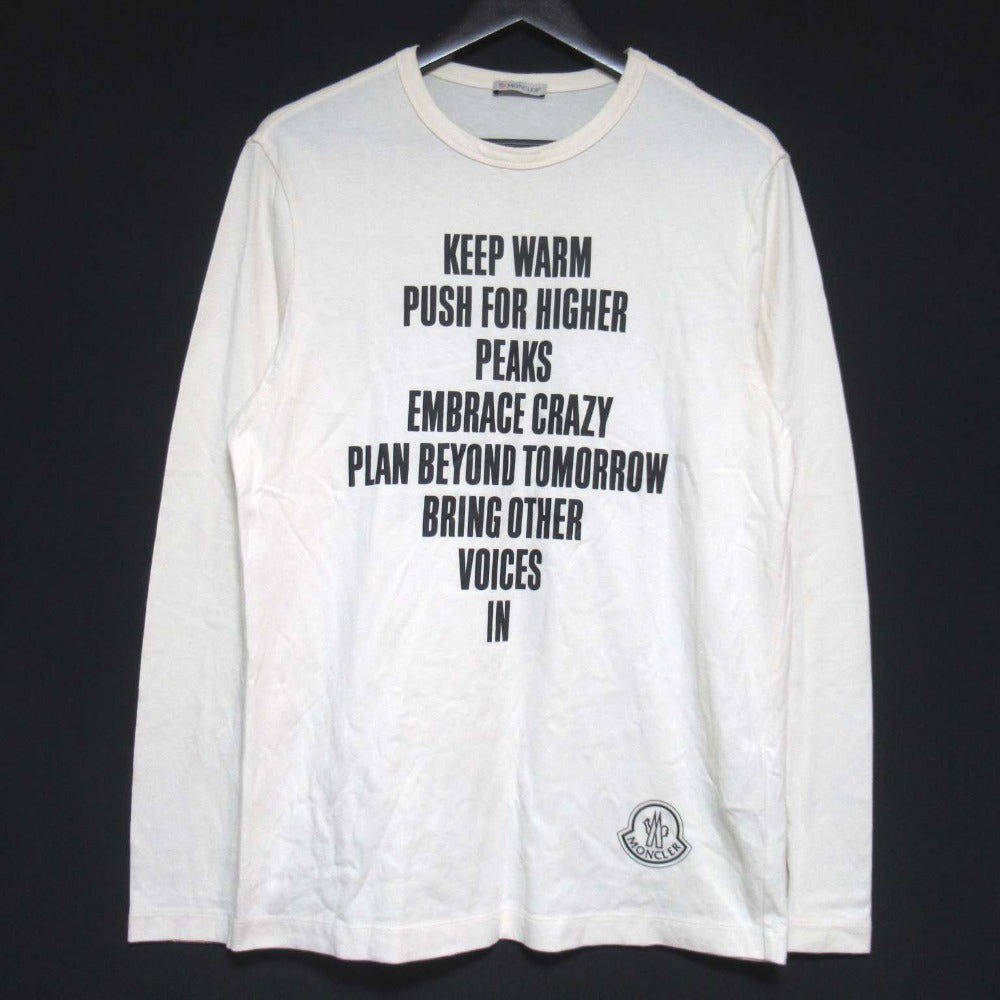 モンクレール プリント長袖Tシャツ
