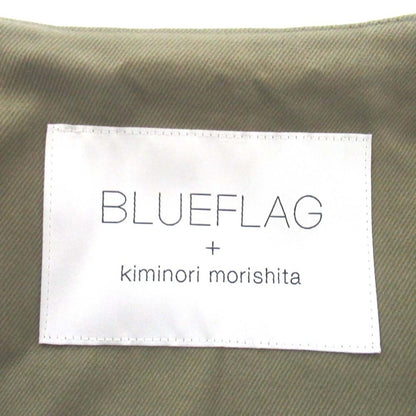 BLUEFLAGキミノリモリシタ ノーカラートレンチコート