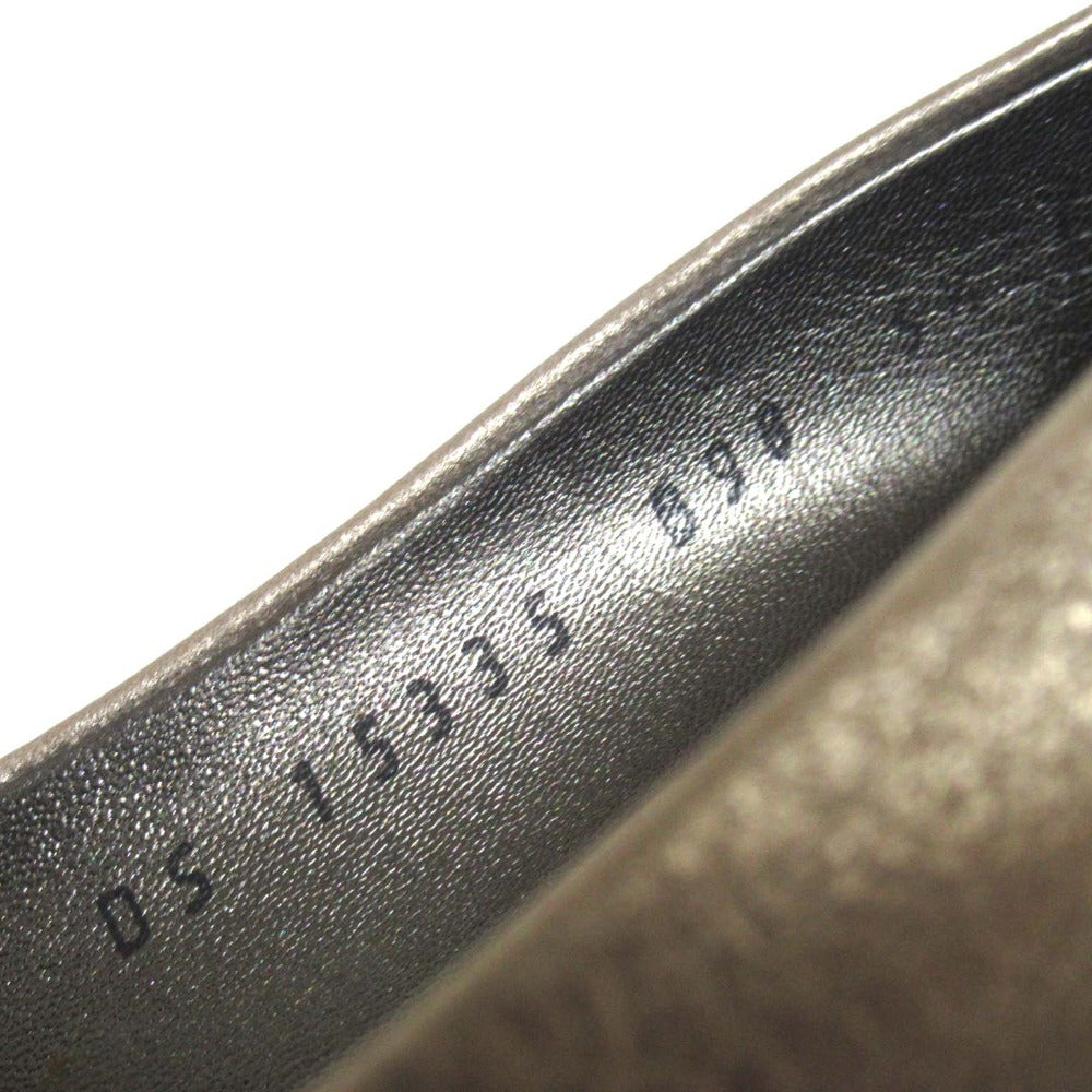 サルヴァトーレ フェラガモ レザーオープントゥハイヒールパンプス