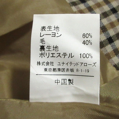 ユナイテッドアローズ グリーンレーベルリラクシング チェックワイドパンツ