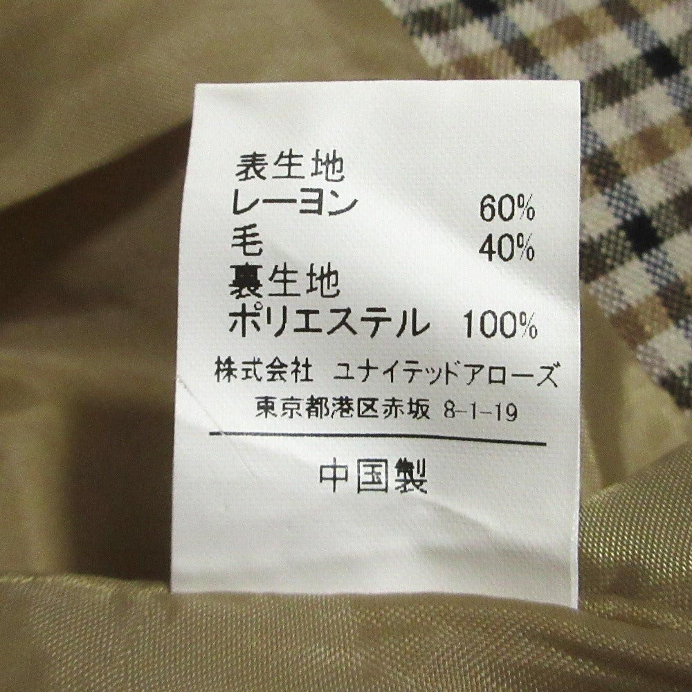 ユナイテッドアローズ グリーンレーベルリラクシング チェックワイドパンツ
