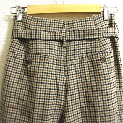 ユナイテッドアローズ グリーンレーベルリラクシング チェックワイドパンツ