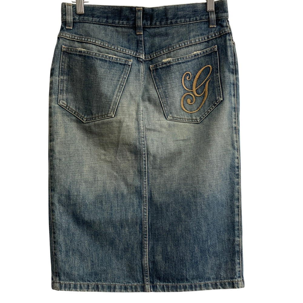 グッチ ロマンチックG デニムスカート