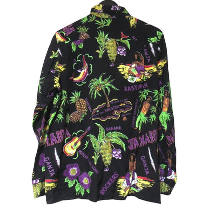 ワコマリア JAMAICA 長袖ハワイアンシャツ