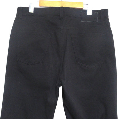 エルメス レザートリムストレートパンツ