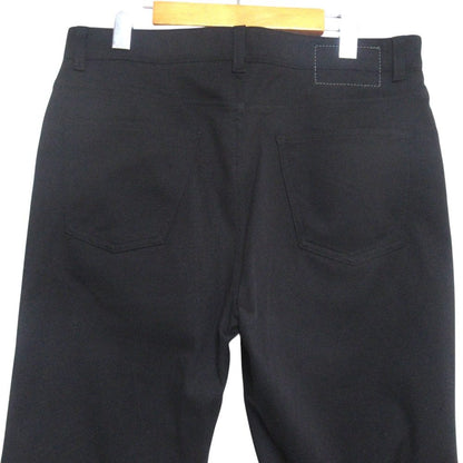 エルメス レザートリムストレートパンツ