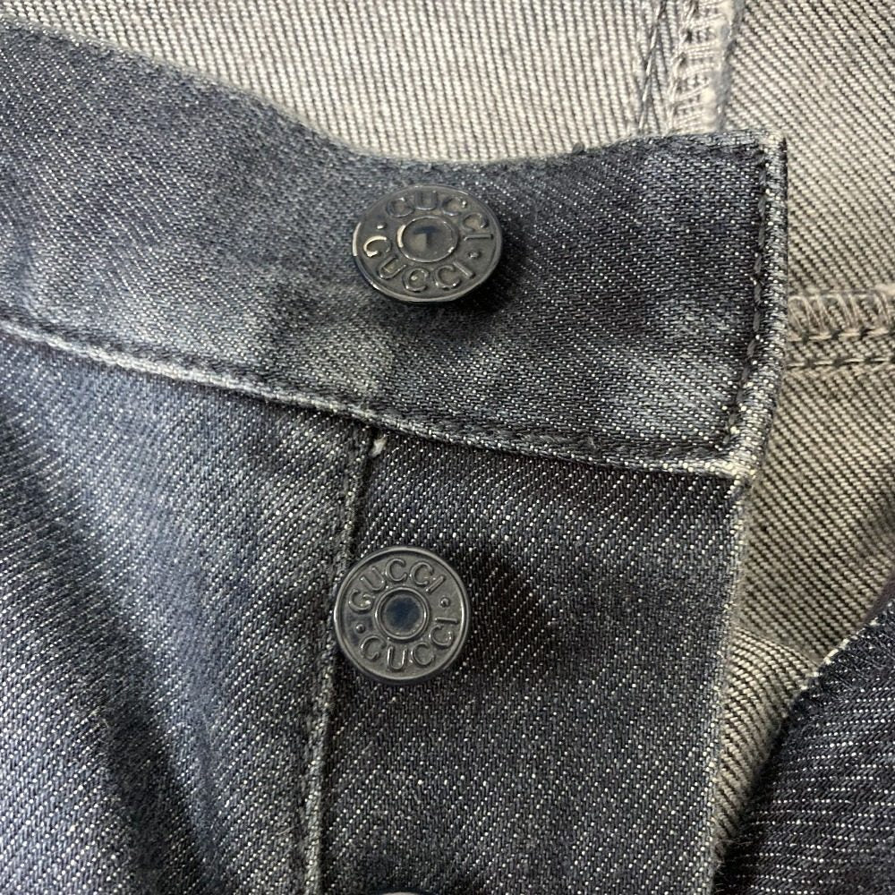グッチ フラップポケットデニムパンツ