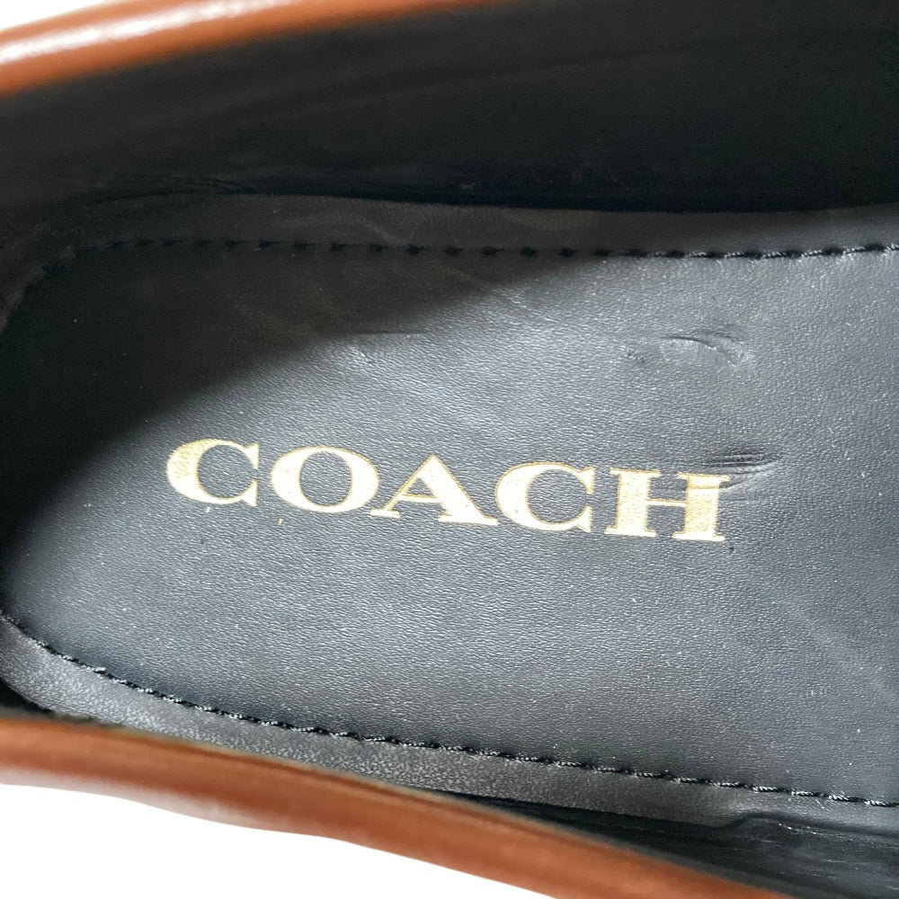 コーチ Motto Varsity Driver レザーローファー