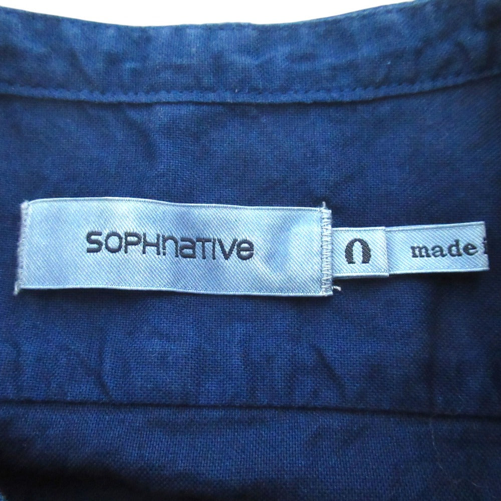 ノンネイティブ SOPHNATIVE プルオーバーロングシャツ
