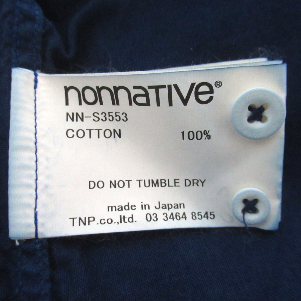 ノンネイティブ SOPHNATIVE プルオーバーロングシャツ