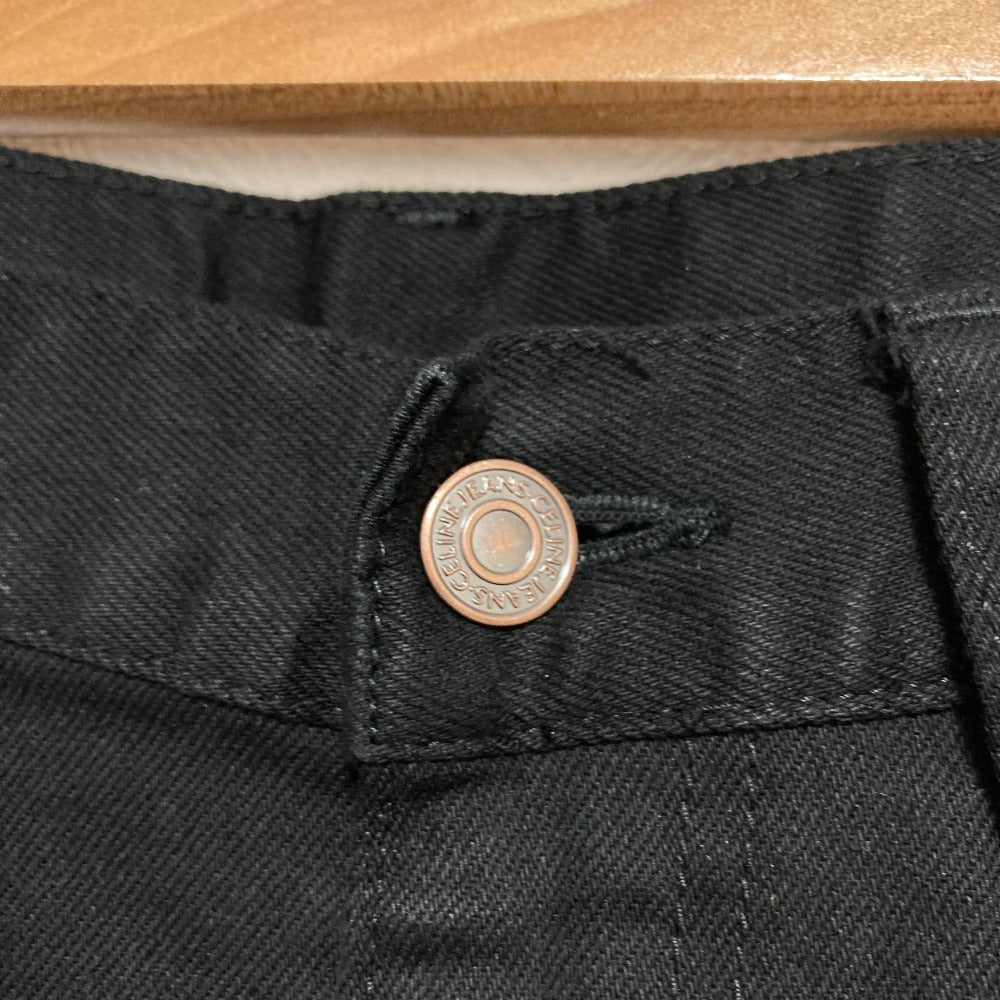 セリーヌ STREATCH SKINNY レザーデニムパンツ