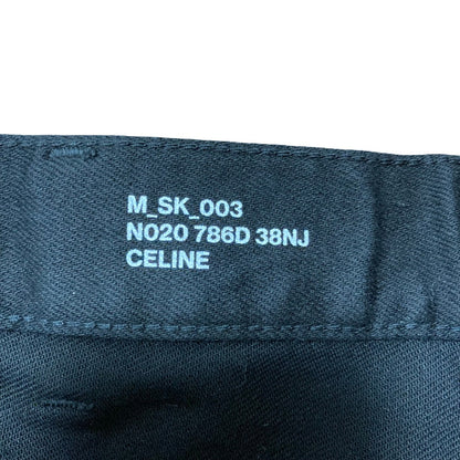 セリーヌ STREATCH SKINNY レザーデニムパンツ