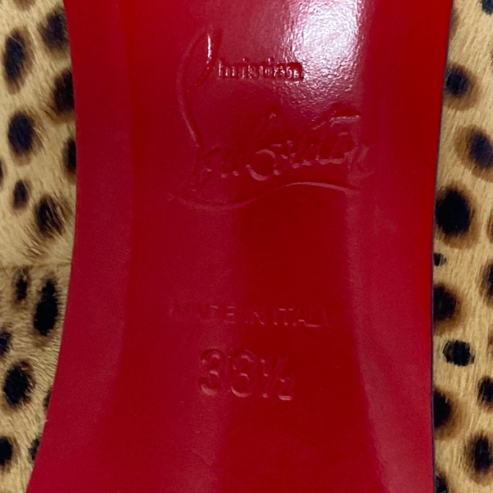クリスチャンルブタン FIFI 85 ハラコレザーパンプス