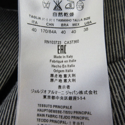 ジョルジオアルマーニ ストライプウールテーラードジャケット