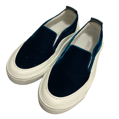 ジミーチュウ ベロアスリッポンスニーカー