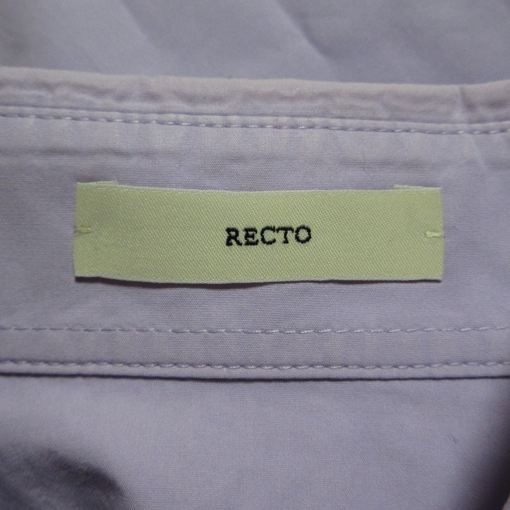 RECTO オーバーサイズシャツ