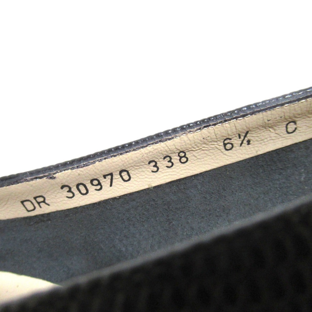 サルヴァトーレ フェラガモ リザード型押しレザーパンプス