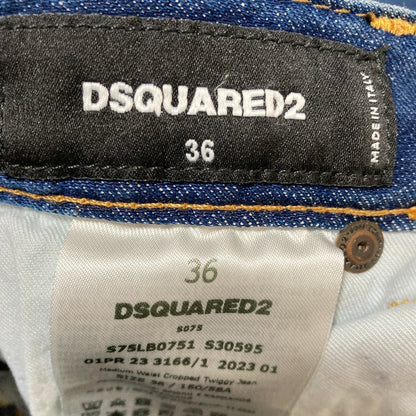 ディースクエアード Cropped Twiggy Jean デニムパンツ