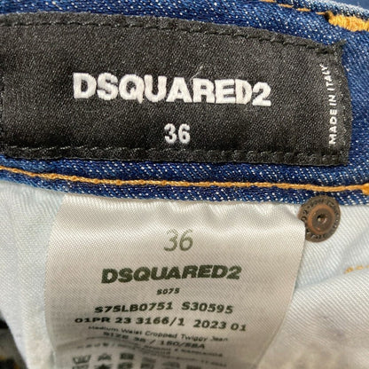 ディースクエアード Cropped Twiggy Jean デニムパンツ