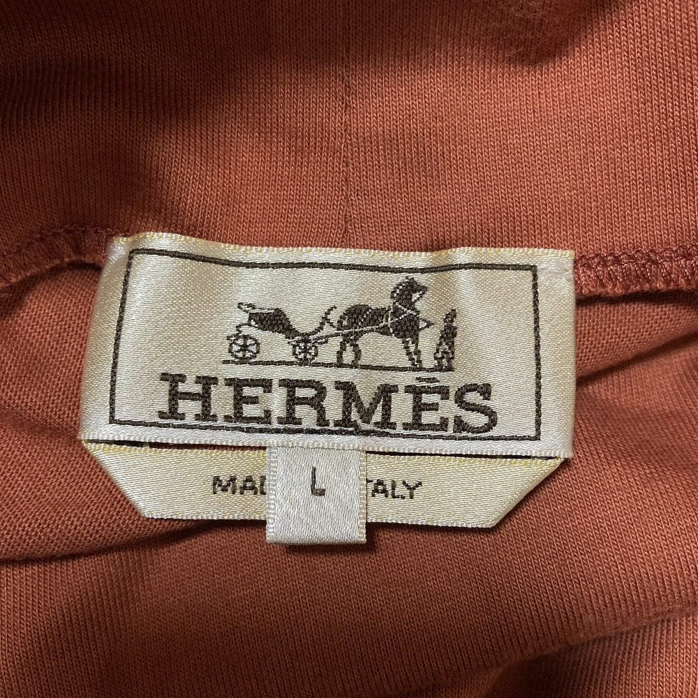 エルメス タートルネックレイヤード風Tシャツ