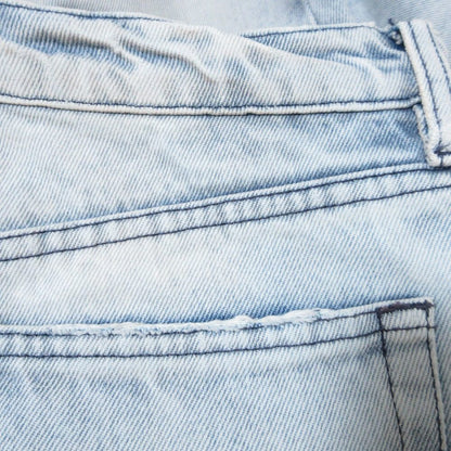 スリーバイワン ABBI JEAN ASYMMETRICAL WAIST CLEAN デニムパンツ