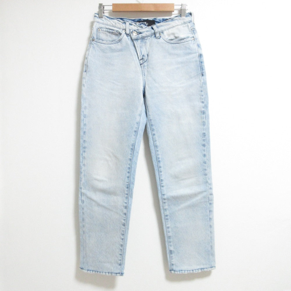 スリーバイワン ABBI JEAN ASYMMETRICAL WAIST CLEAN デニムパンツ