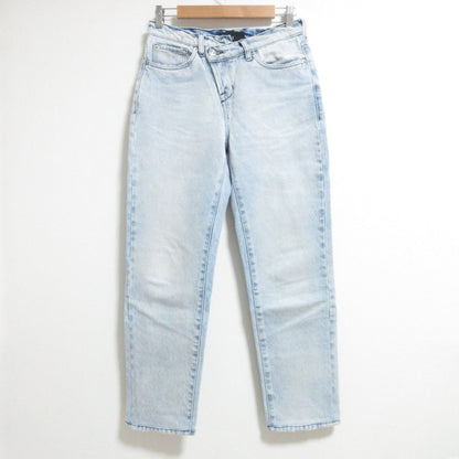 スリーバイワン ABBI JEAN ASYMMETRICAL WAIST CLEAN デニムパンツ