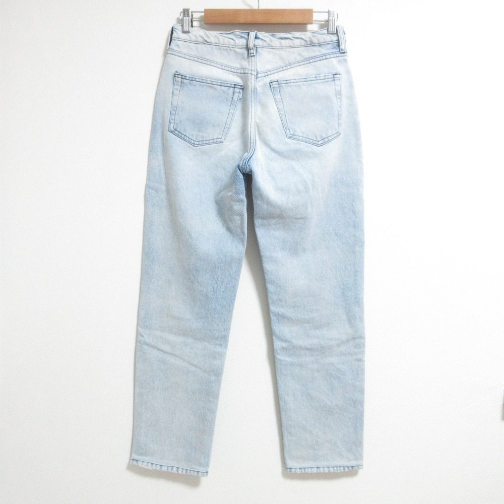 スリーバイワン ABBI JEAN ASYMMETRICAL WAIST CLEAN デニムパンツ