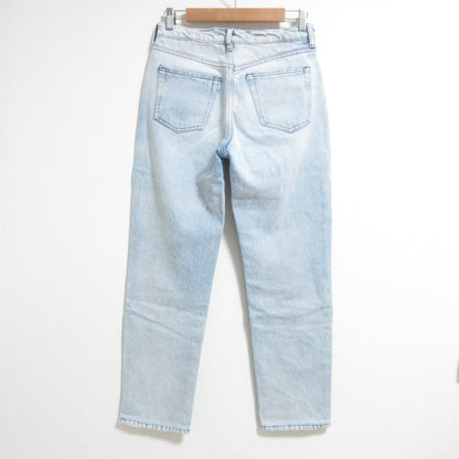 スリーバイワン ABBI JEAN ASYMMETRICAL WAIST CLEAN デニムパンツ