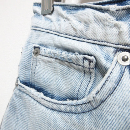 スリーバイワン ABBI JEAN ASYMMETRICAL WAIST CLEAN デニムパンツ