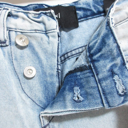 スリーバイワン ABBI JEAN ASYMMETRICAL WAIST CLEAN デニムパンツ