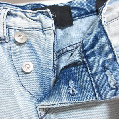 スリーバイワン ABBI JEAN ASYMMETRICAL WAIST CLEAN デニムパンツ